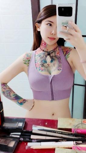 西安极品爆赞纹身妹妹 第3张